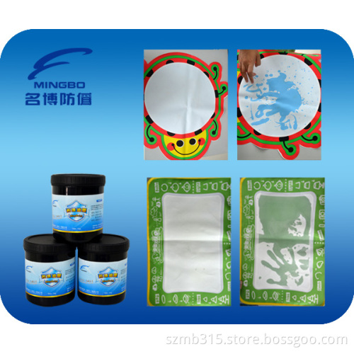 Silk-Screen Reversible Color Changing Water Sensitive Ink